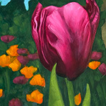 painting detail by Alexandria Levin