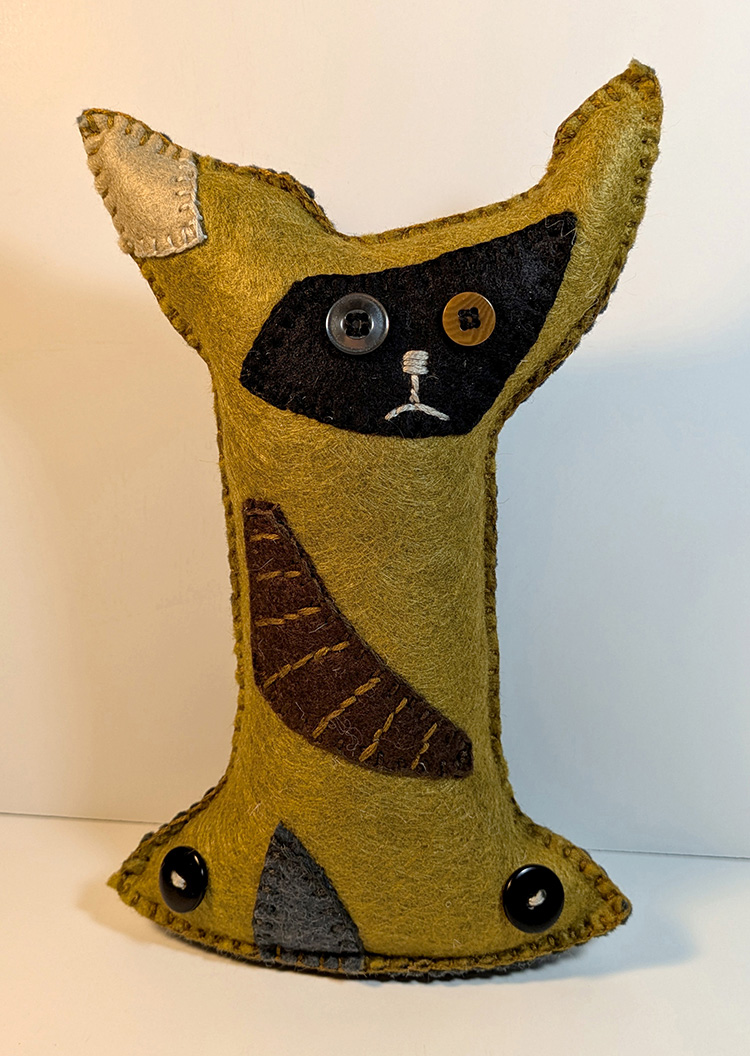 hand-made stuffie by Alexandria Levin