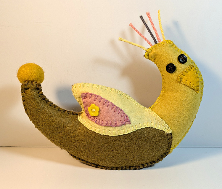 hand-made stuffie by Alexandria Levin
