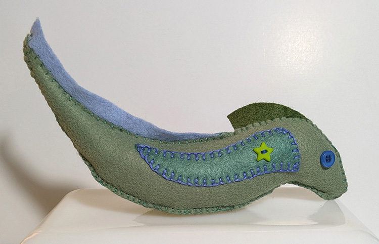 hand-made stuffie by Alexandria Levin