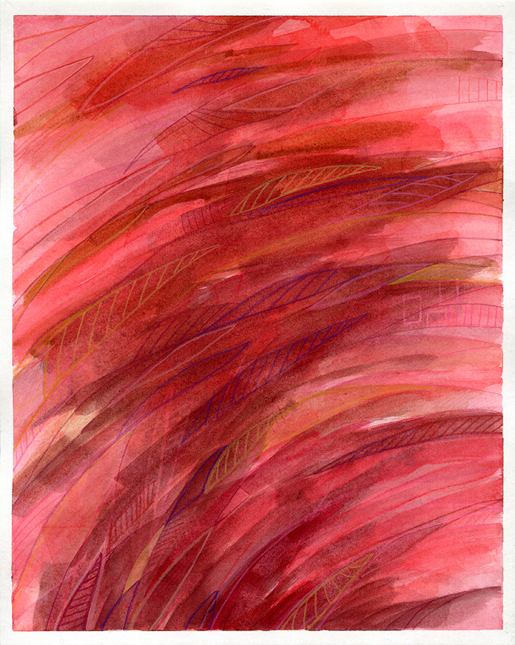 watercolor painting by Alexandria Levin