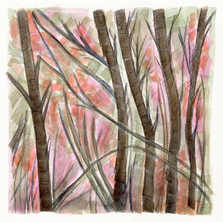 watercolor painting by Alexandria Levin