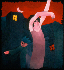 Painting by Alexandria Levin