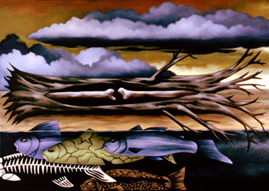 Painting by Alexandria Levin