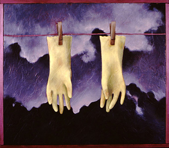 Mixed-Media Painting by Alexandria Levin