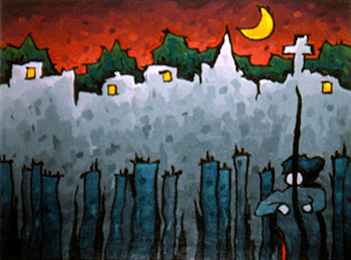 Painting by Alexandria Levin