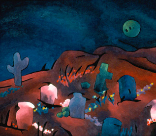 Painting by Alexandria Levin