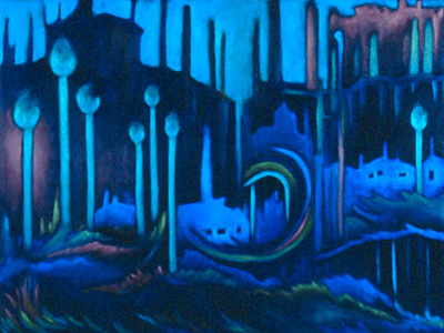 Painting by Alexandria Levin